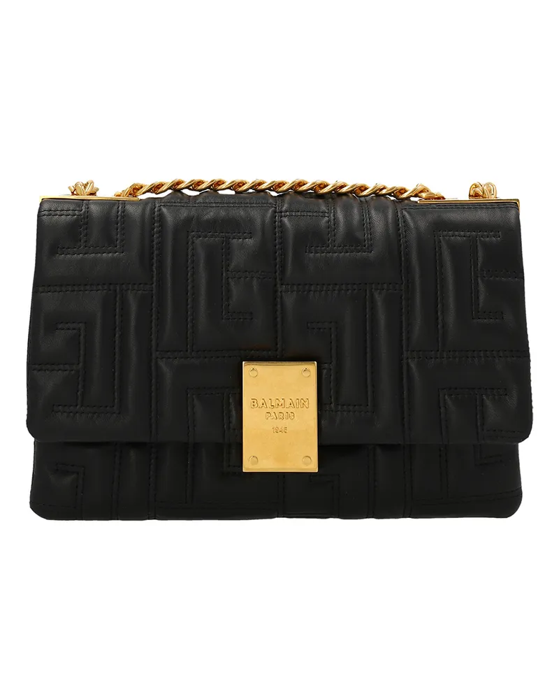 Balmain Schultertasche - Schwarz Schwarz