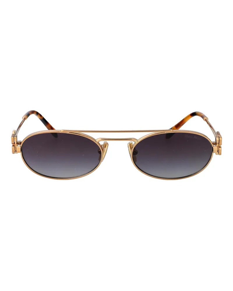 Miu Miu Sonnenbrille - Gold Gold