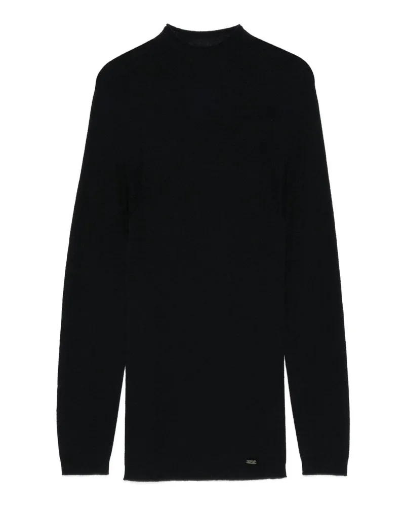 Emporio Armani Rundhalspullover - Schwarz Schwarz