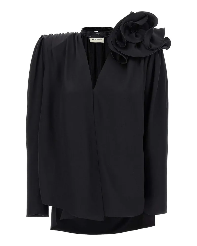 Magda Butrym Bluse - Schwarz Schwarz