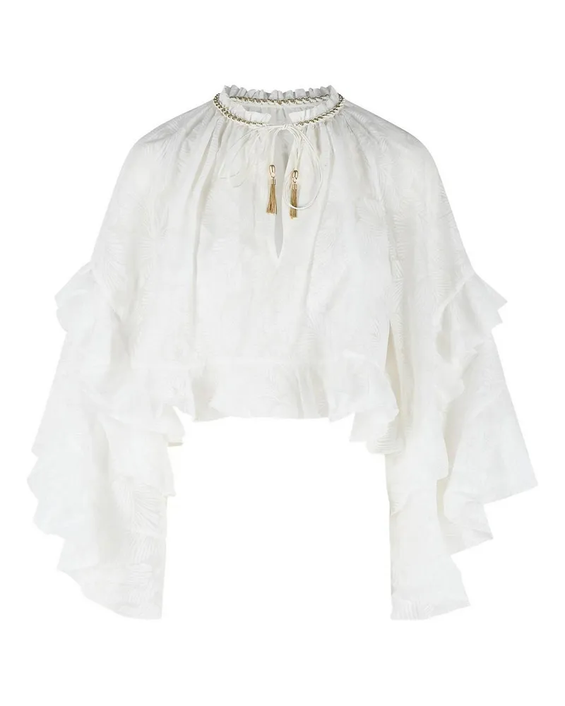 Zimmermann Bluse - Weiß Weiß