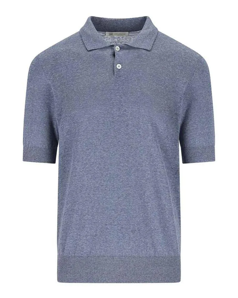 Brunello Cucinelli Poloshirt - Denim Denim