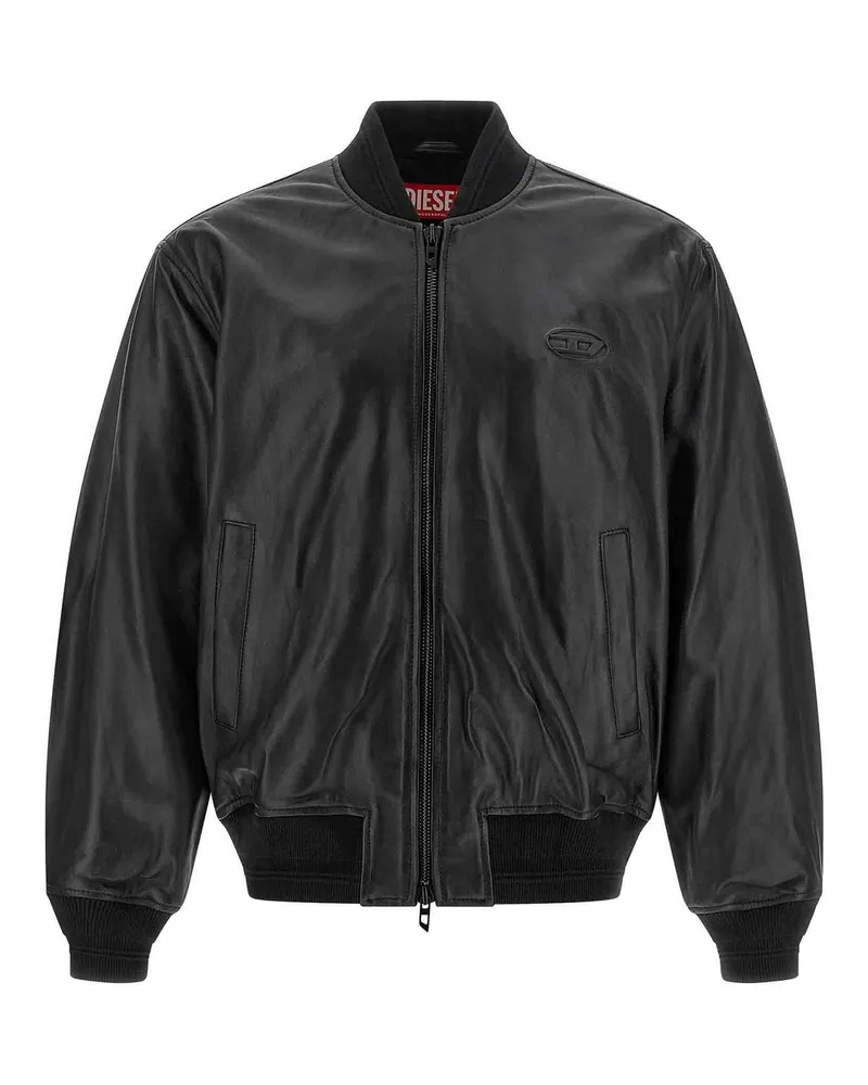 Diesel Bomberjacke - Schwarz Schwarz