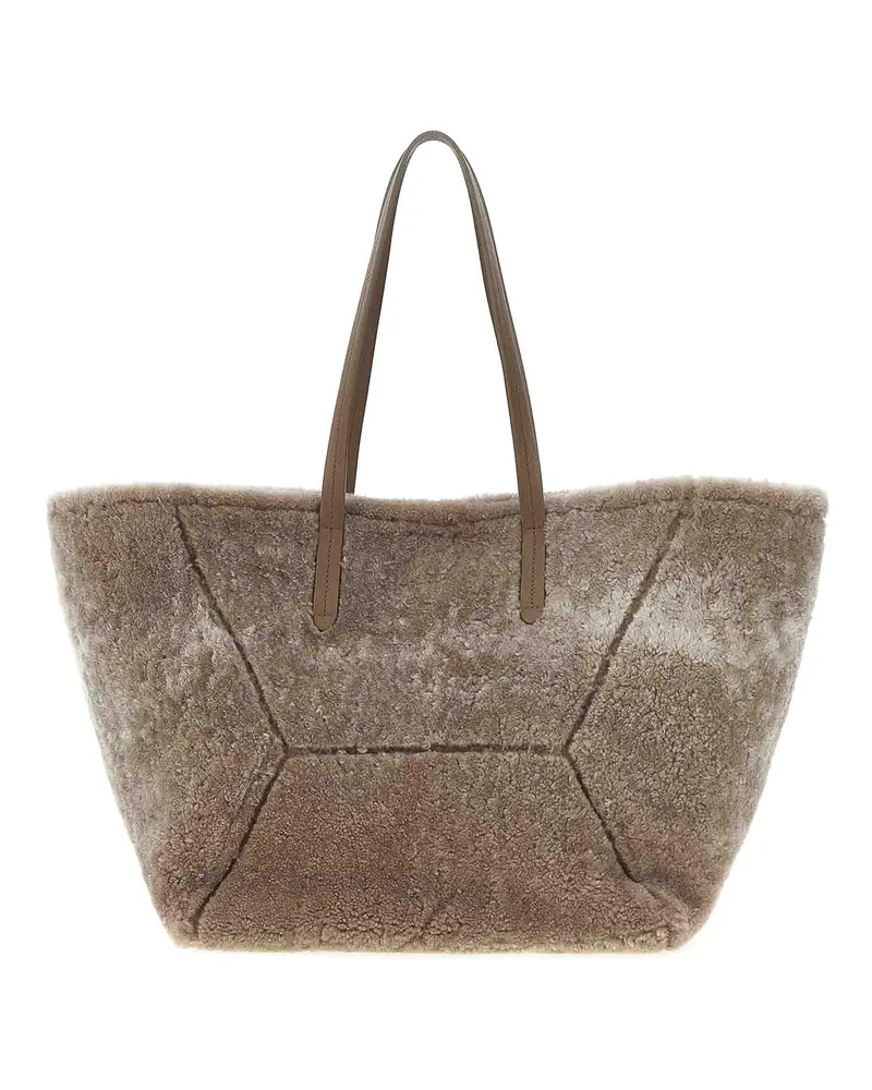 Brunello Cucinelli Schultertasche - Grau Grau