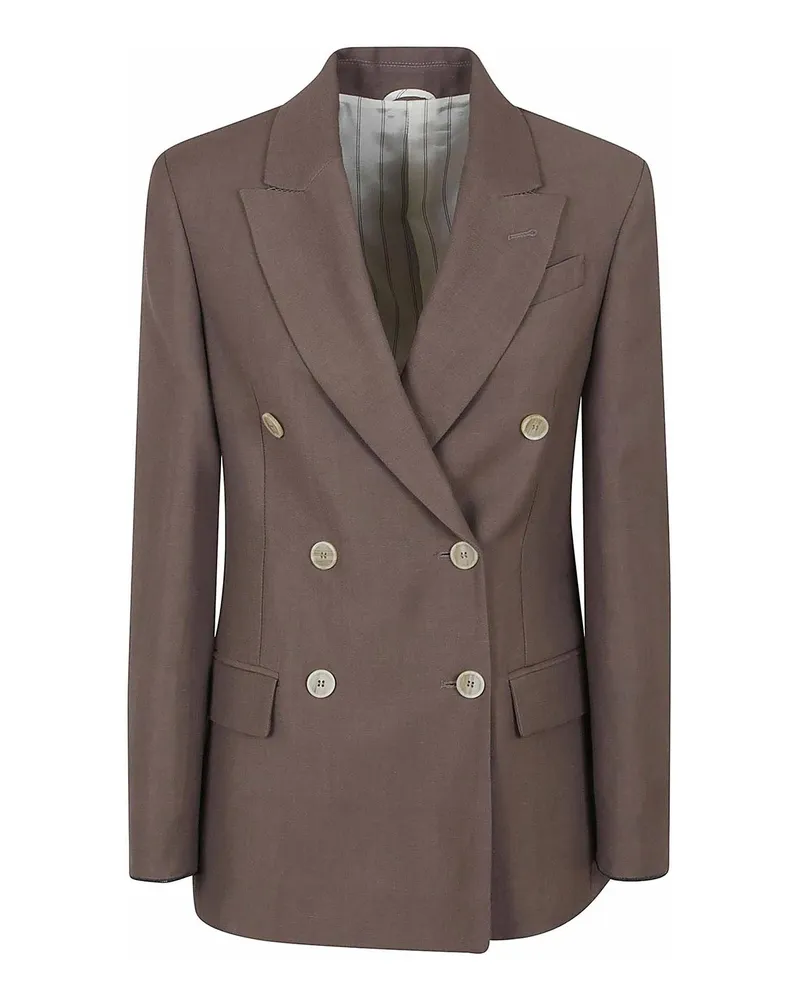Brunello Cucinelli Casualjacke - Braun Braun