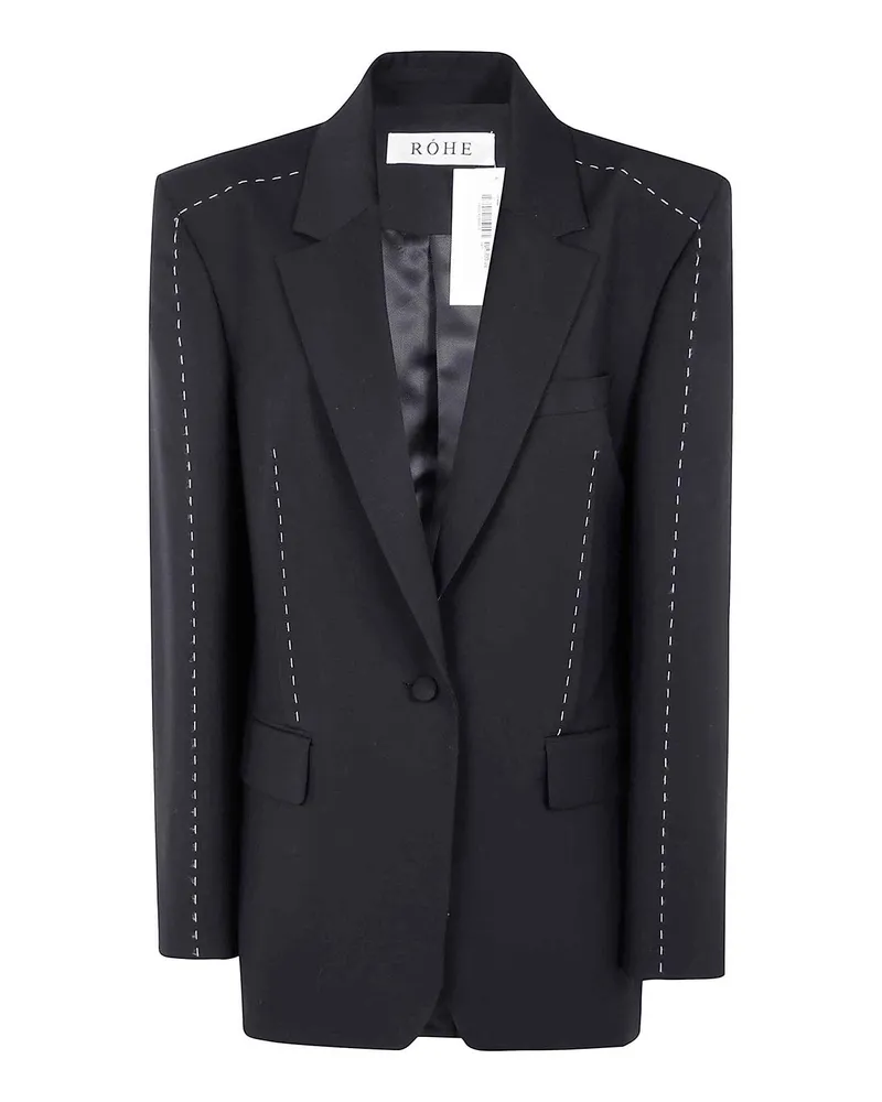 Róhe Blazer - Schwarz Schwarz