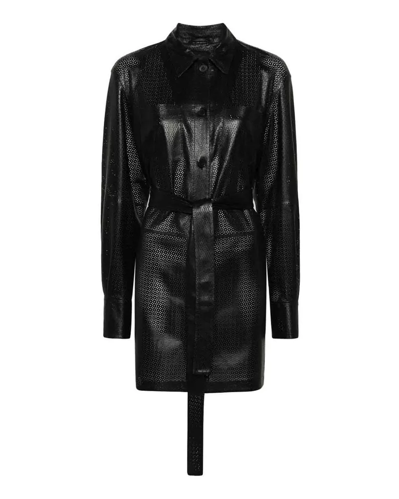 DESA Lederjacke - Schwarz Schwarz