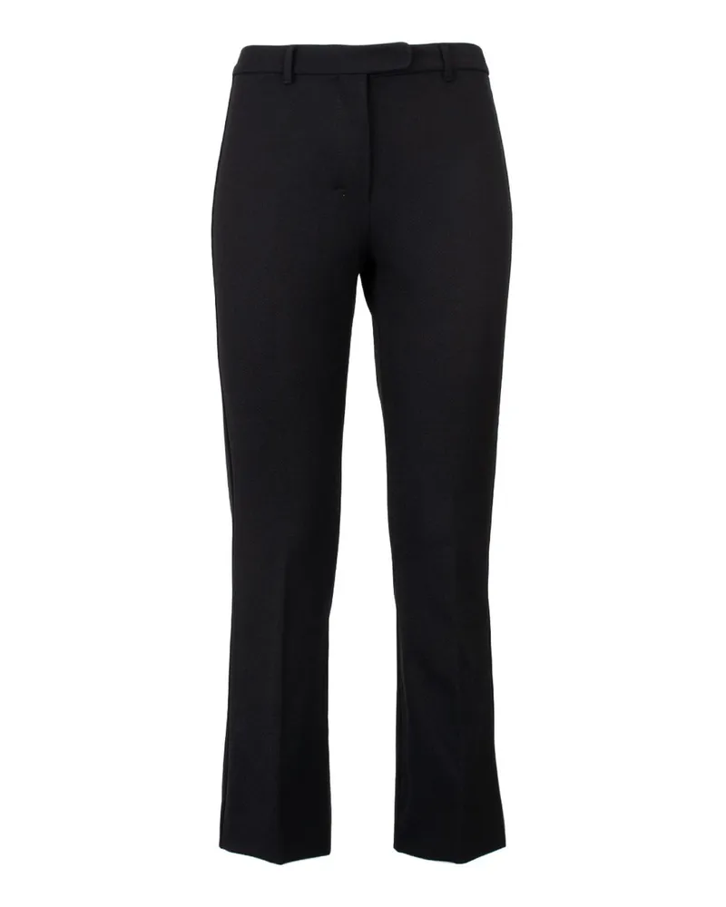 Max Mara Formale Hose - Schwarz Schwarz