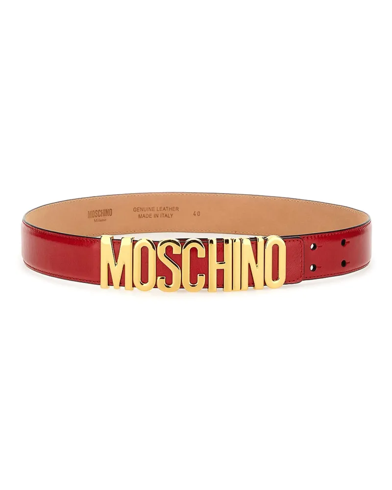 Moschino Gürtel - Rot Rot