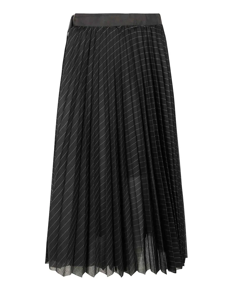 Sacai Langer Rock - Schwarz Schwarz