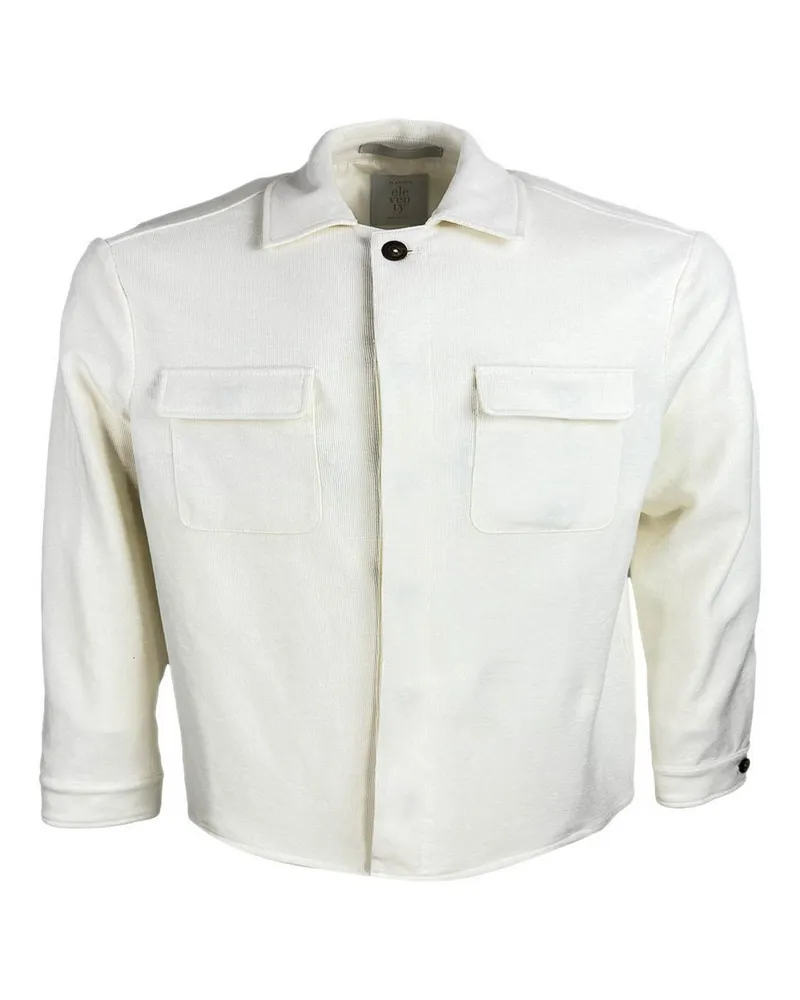 Eleventy Casualjacke - Weiß Weiß