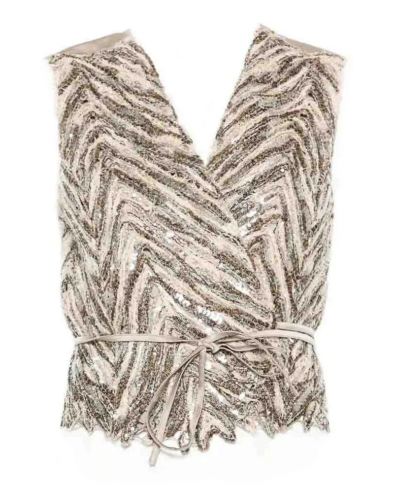 Brunello Cucinelli Weste - Braun Braun