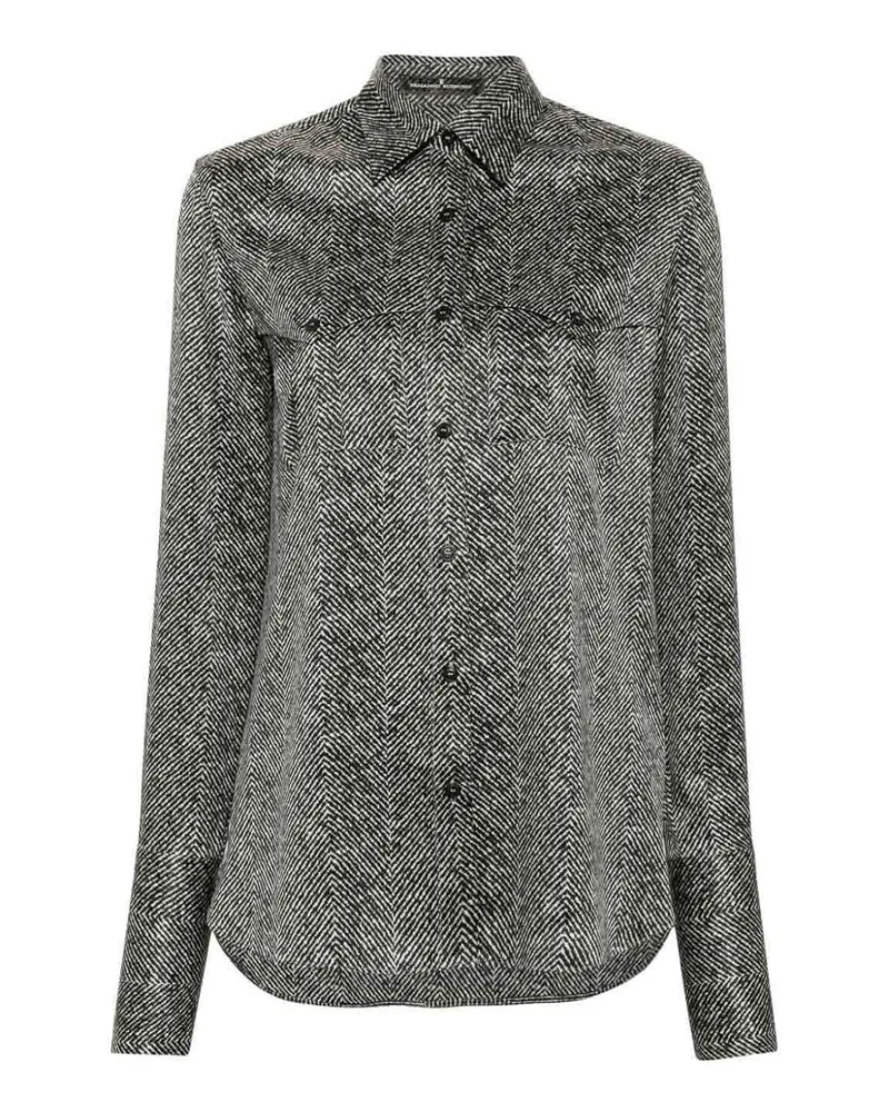 Ermanno Scervino Hemd - Schwarz Grau