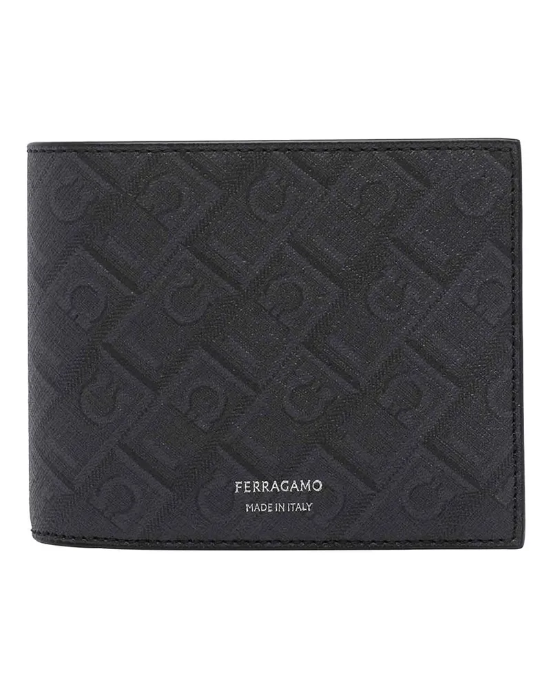 Ferragamo Portemonnaie - Schwarz Schwarz