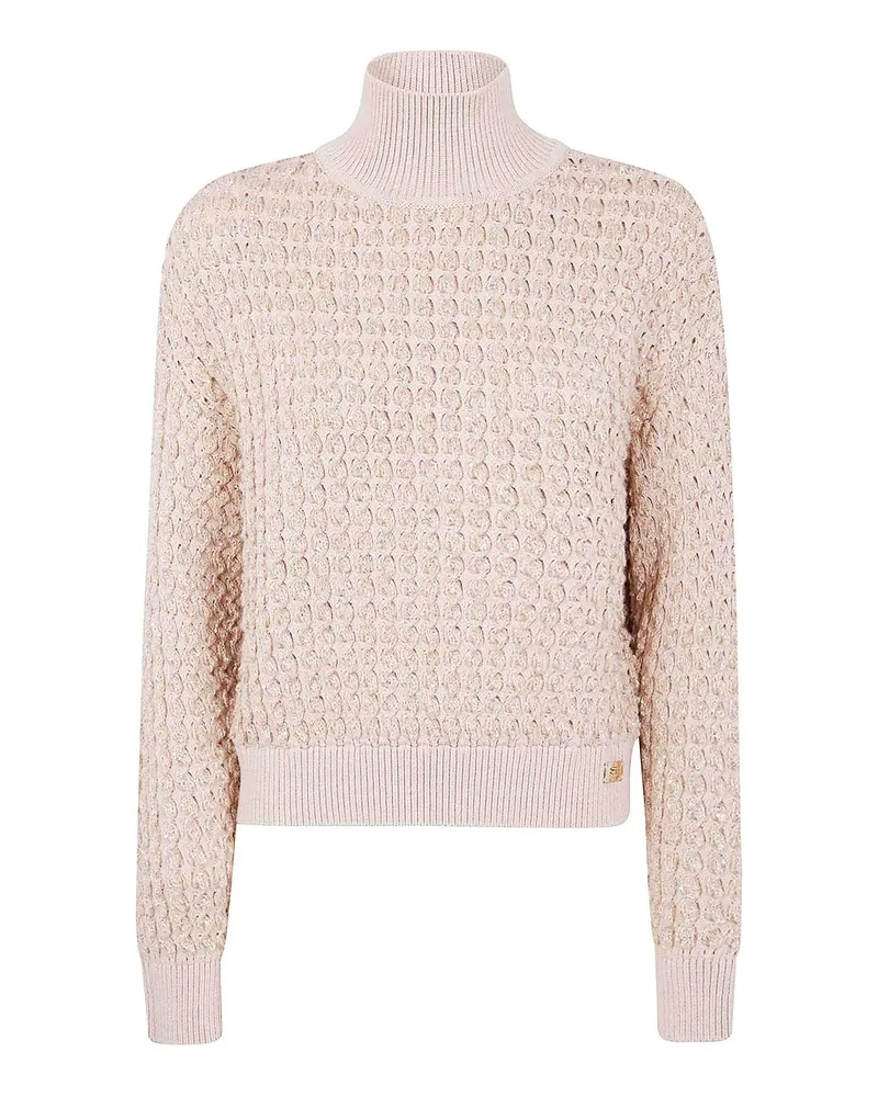 Elisabetta Franchi Rollkragenpullover - Nude Nude