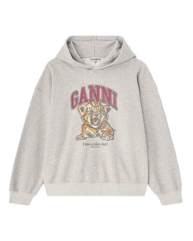 Ganni Sweatshirt - Grau Grau