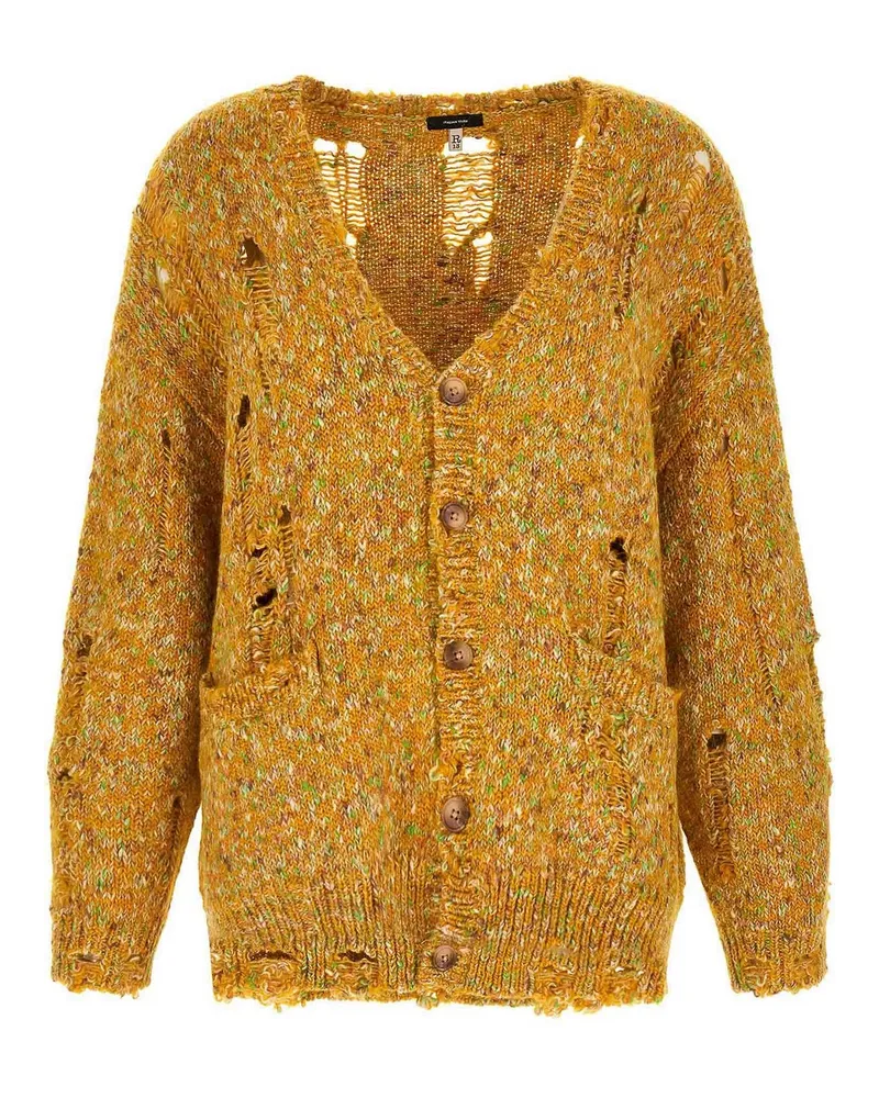 R13 Cardigan - Gelb Gelb