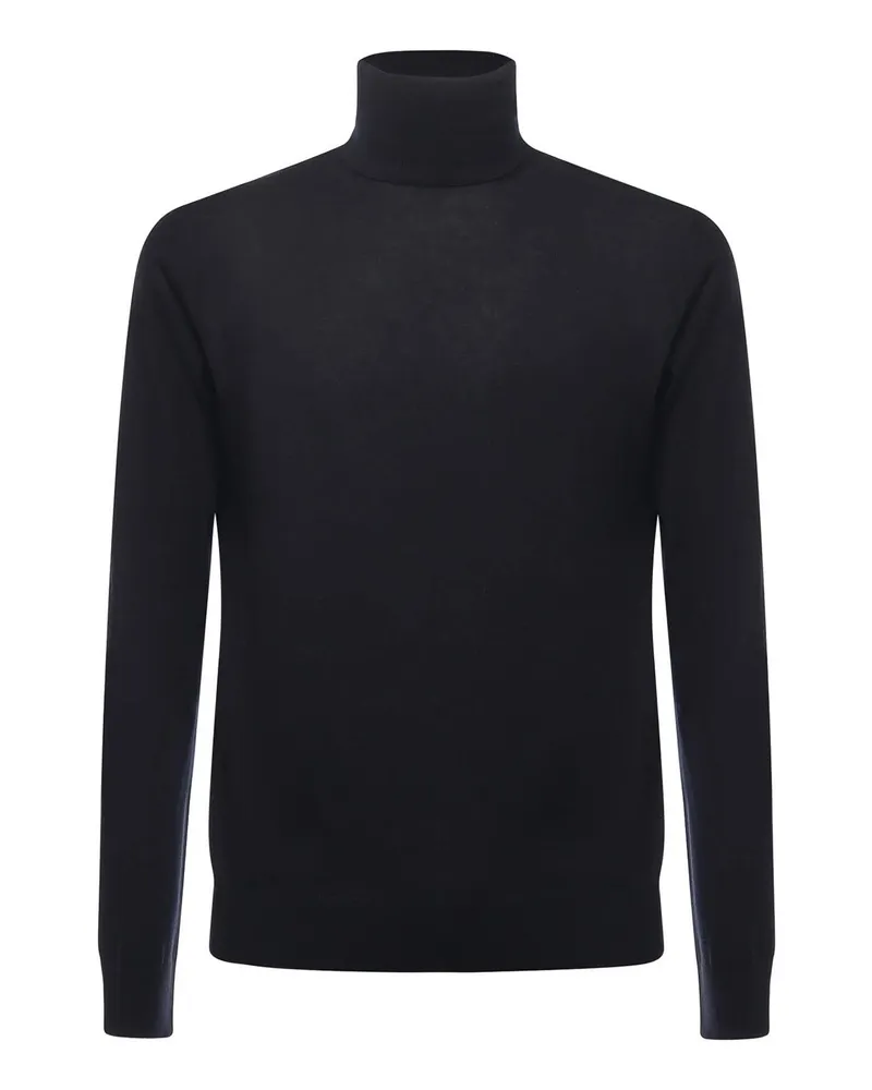 Alpha Studio Rollkragenpullover - Blau Blau