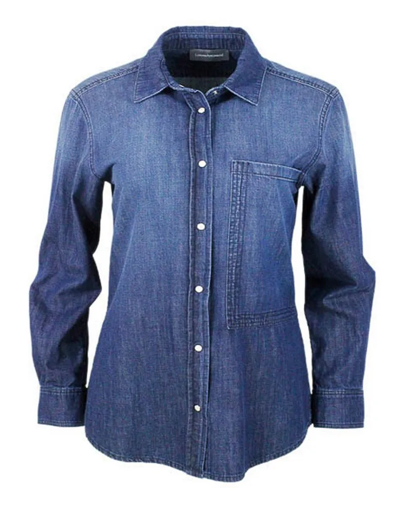 Lorena Antoniazzi Hemd - Dunkles Jeansblau Dunkles
