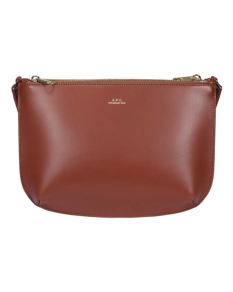 A.P.C. A. P.C. Umhängetasche - Braun Braun