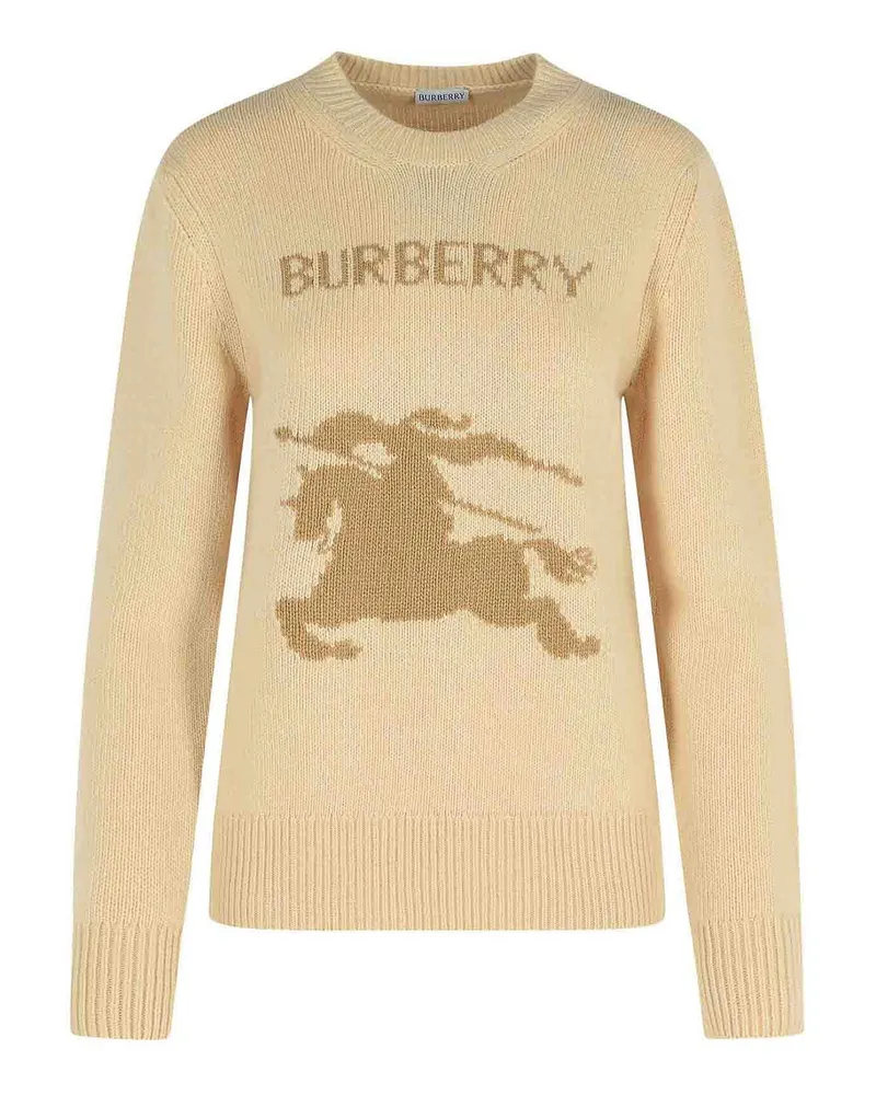 Burberry Rundhalspullover - Beige Beige