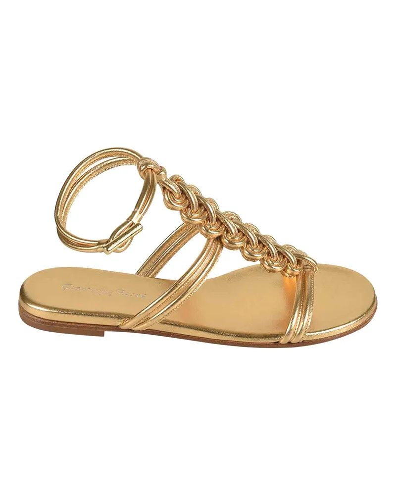 Gianvito Rossi Sandalen - Weiß Gold