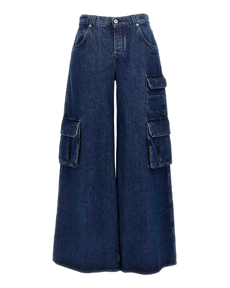 OFF-WHITE Bootcut Jeans - Blau Blau