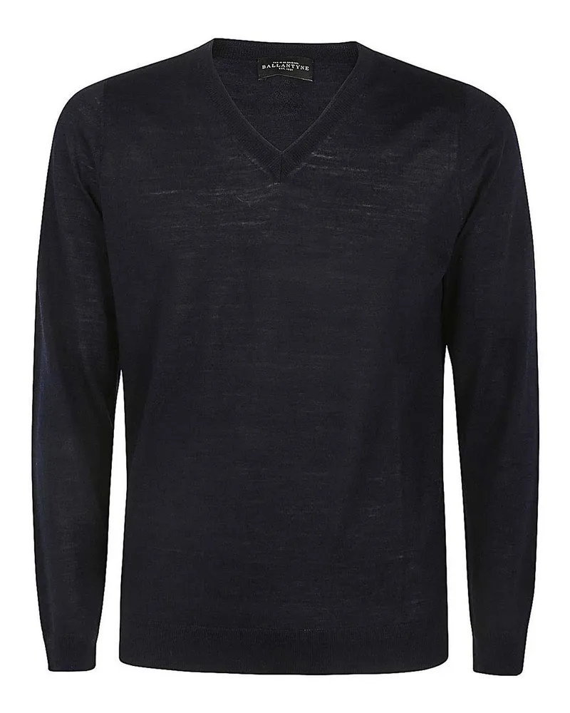 Ballantyne V-Pullover - Blau Blau