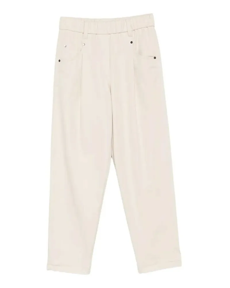 Brunello Cucinelli Casual Hose - Weiß Weiß