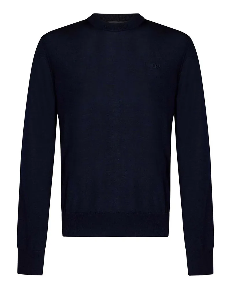Dsquared2 Rundhalspullover - Blau Blau