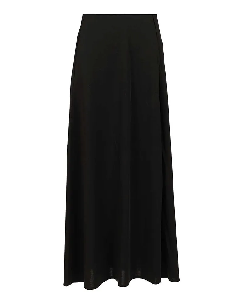 Max Mara Langer Rock - Schwarz Schwarz