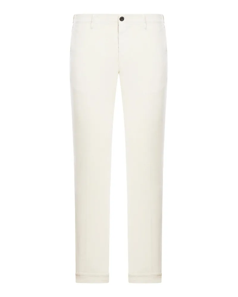 Incotex Bootcut Jeans - Weiß Weiß