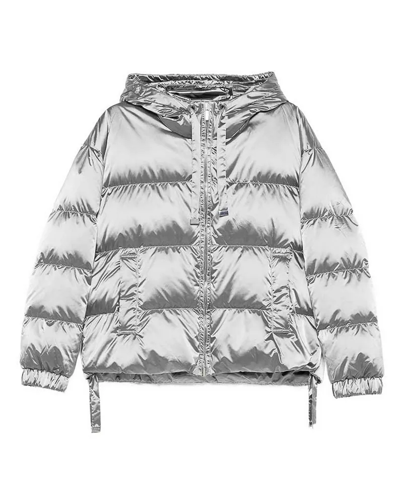 Max Mara Daunenjacke - Grau Grau