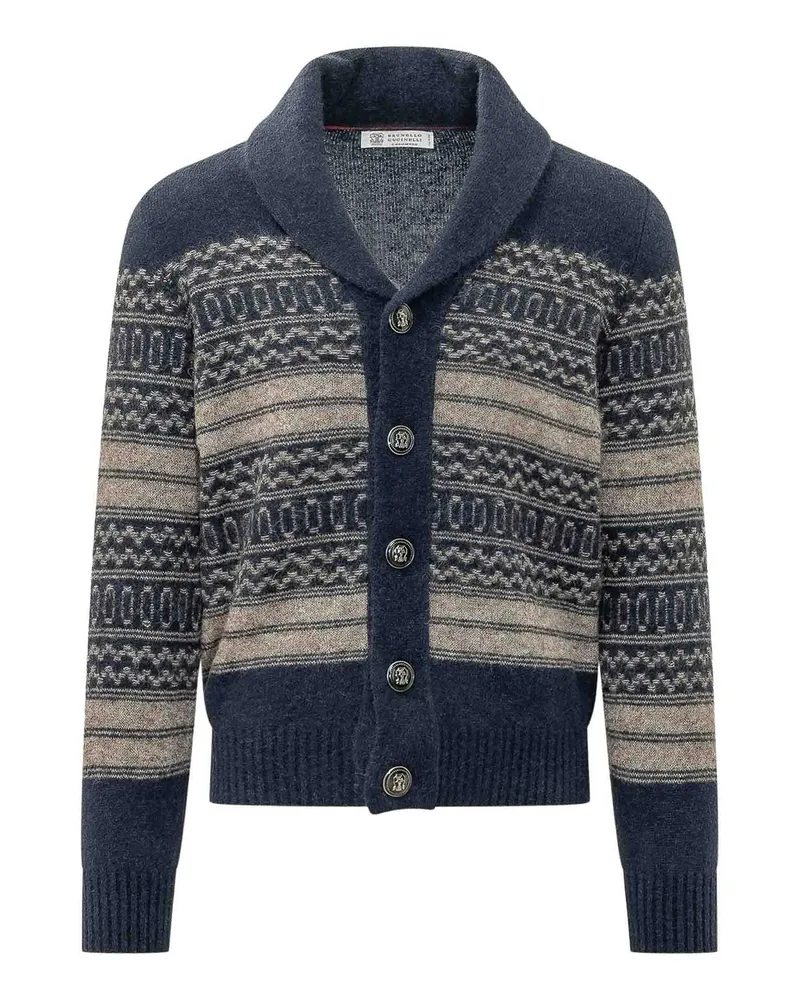 Brunello Cucinelli Cardigan - Blau Blau