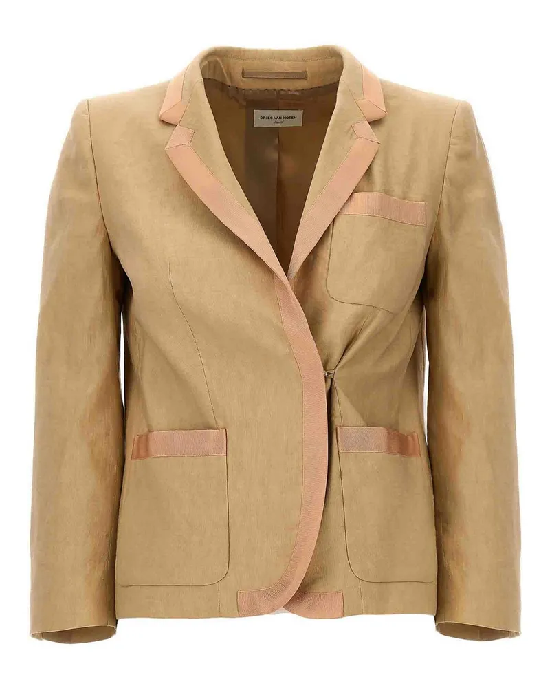 Dries van Noten Blazer - Beige Beige