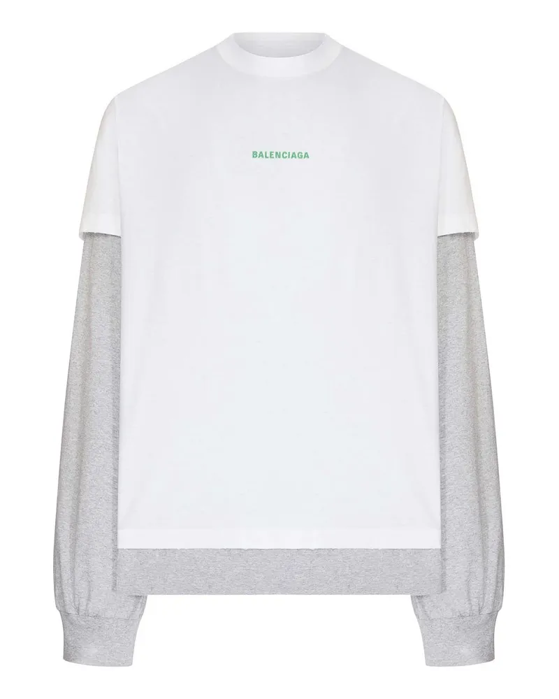 Balenciaga T-Shirt - Weiß Weiß