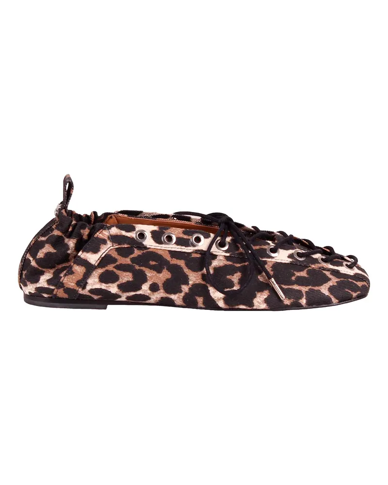 Ganni Ballerinas - Animal Animal
