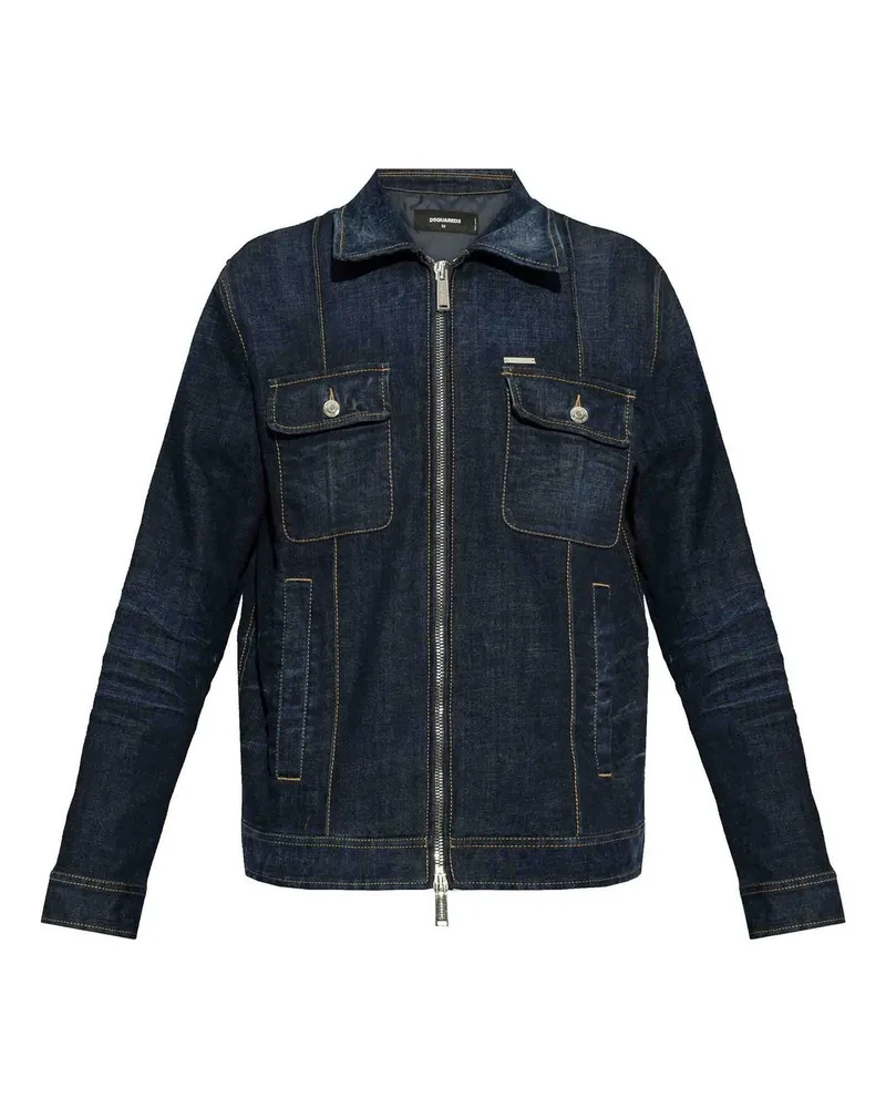 Dsquared2 Jeansjacke - Dunkelblau Dunkelblau