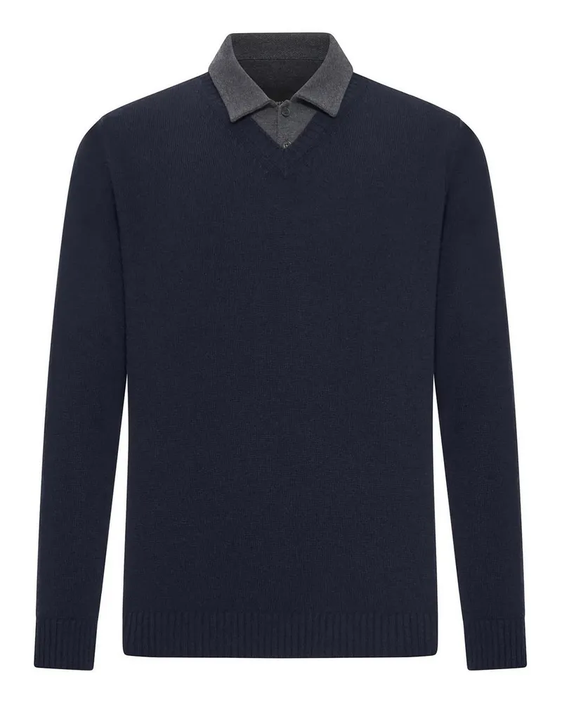 Roberto Collina Poloshirt - Blau Blau