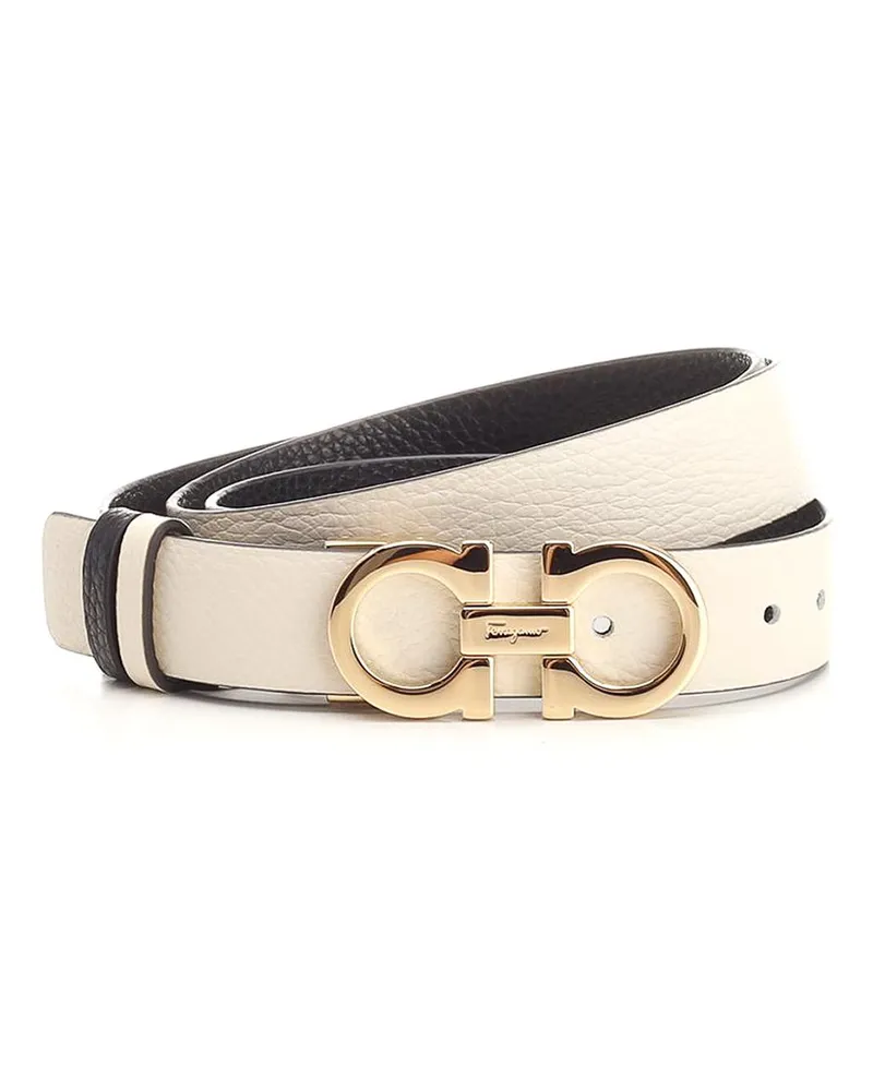 Ferragamo Gürtel - Weiß Weiß