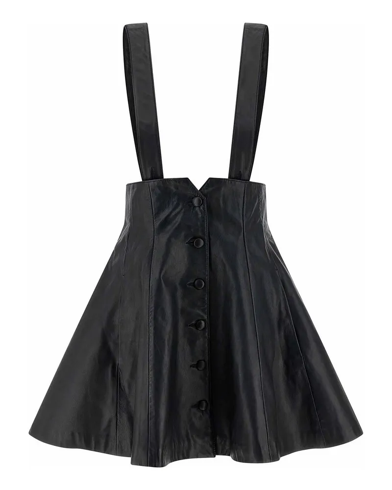 ROTATE Birger Christensen Schlagjeans - Schwarz Schwarz