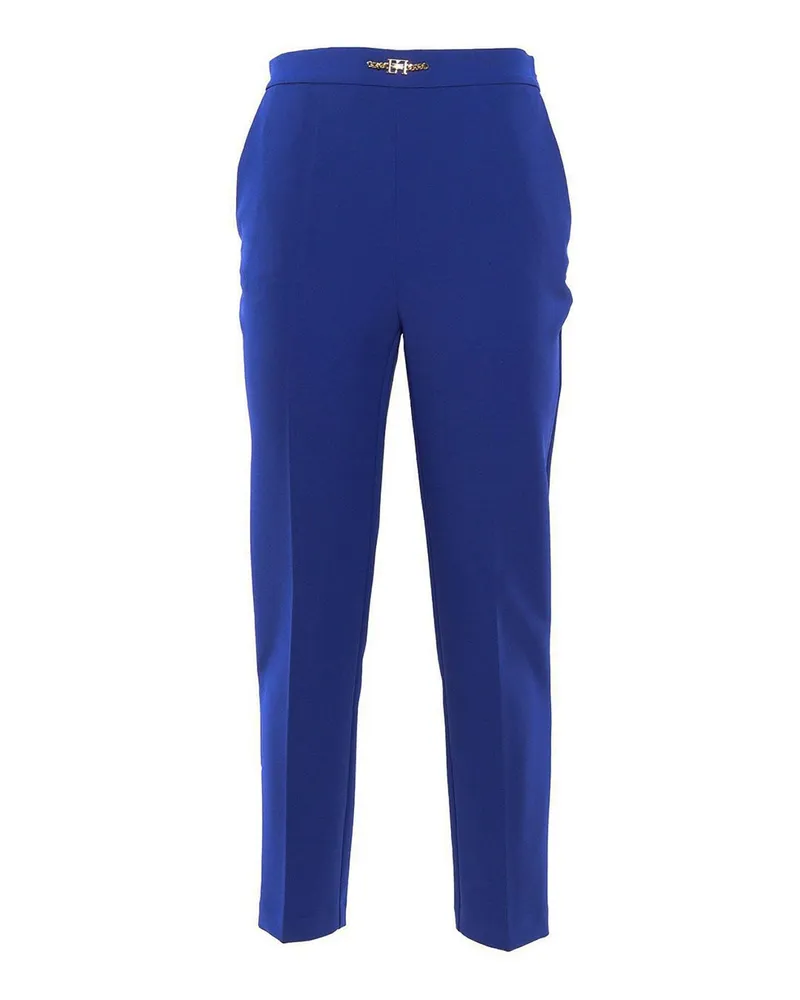 Elisabetta Franchi Casual Hose - Blau Blau