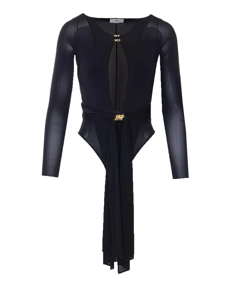 Elisabetta Franchi Top - Schwarz Schwarz