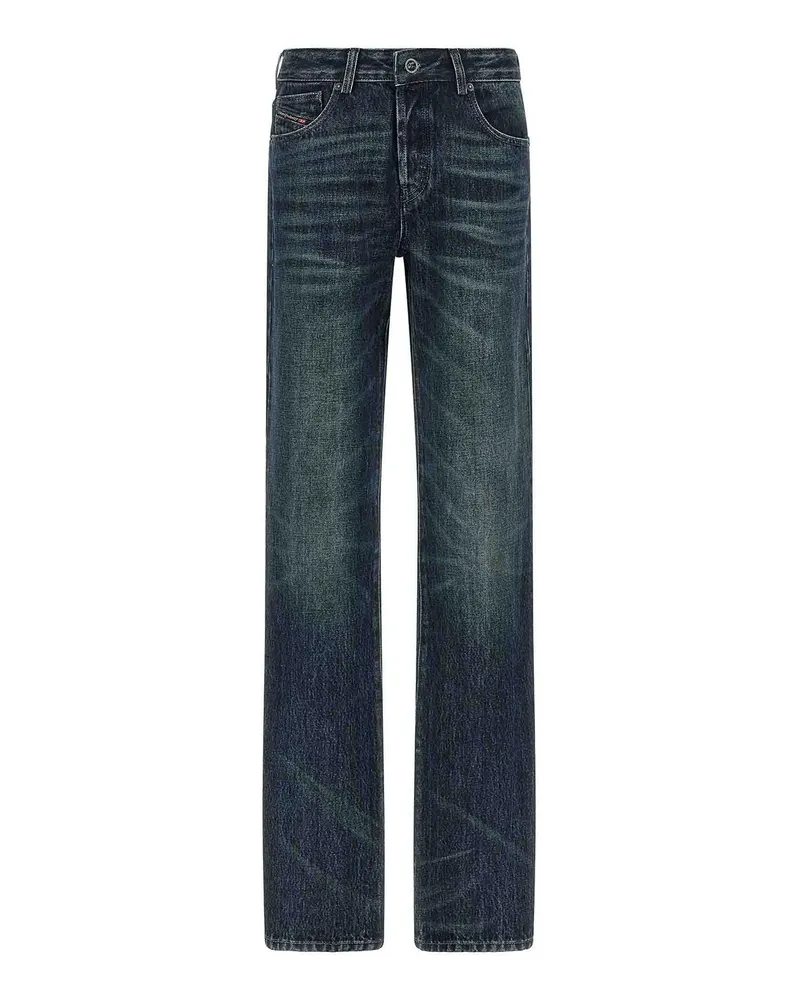 Diesel Straight Leg Jeans - Blau Blau