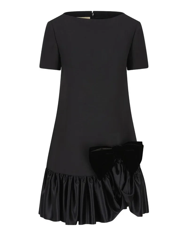 Valentino Garavani Kurzes Kleid - Schwarz Schwarz