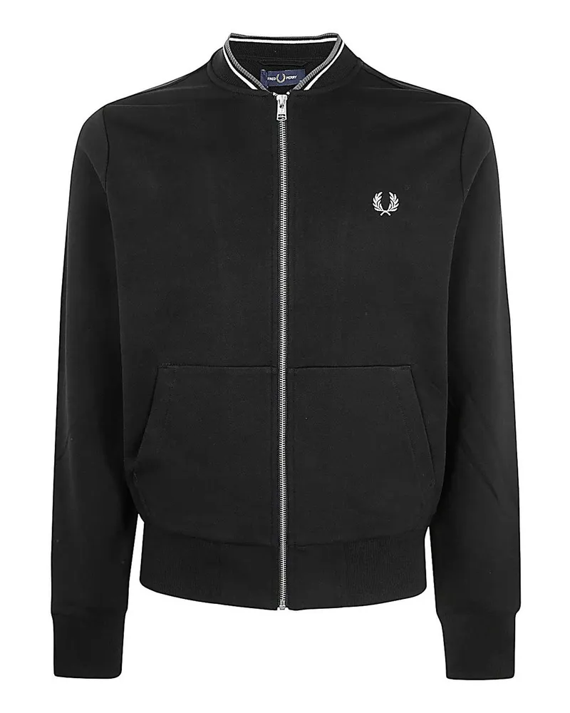 Fred Perry Sweatshirt - Schwarz Schwarz