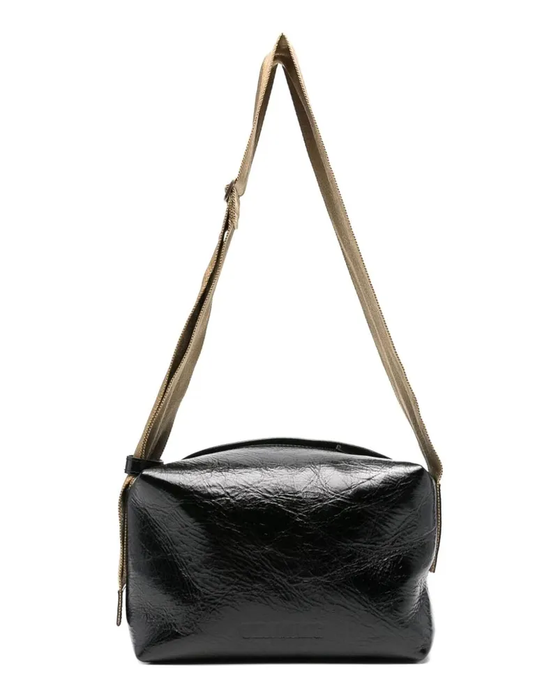 Uma Wang Schultertasche - Schwarz Schwarz