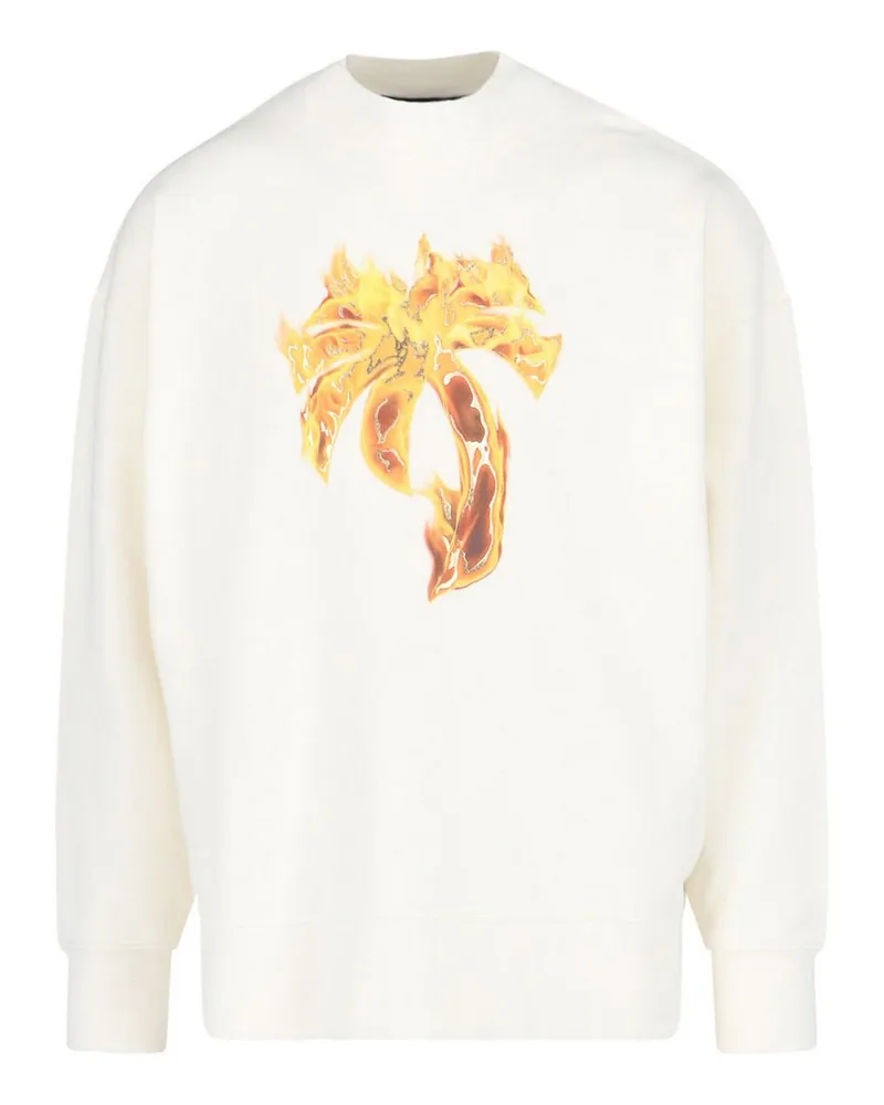 Palm Angels Sweatshirt - Weiß Weiß