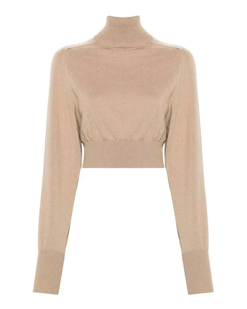 SPORTMAX Rundhalspullover - Grau Grau