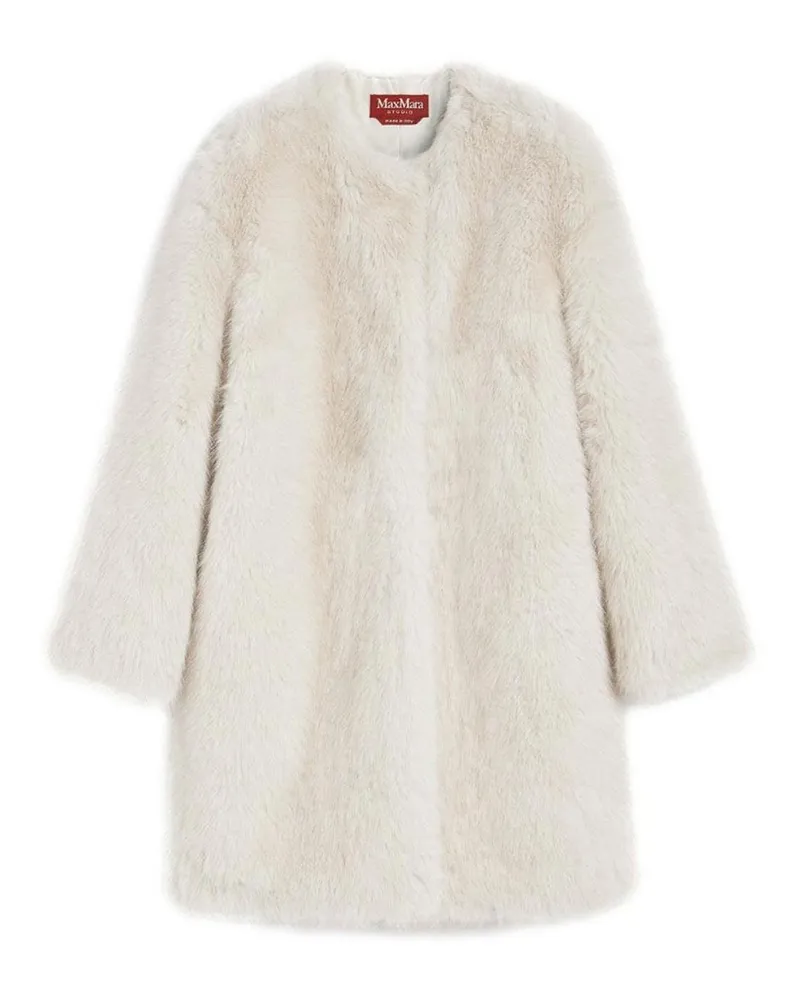 Max Mara Knielanger Mantel - Beige Beige